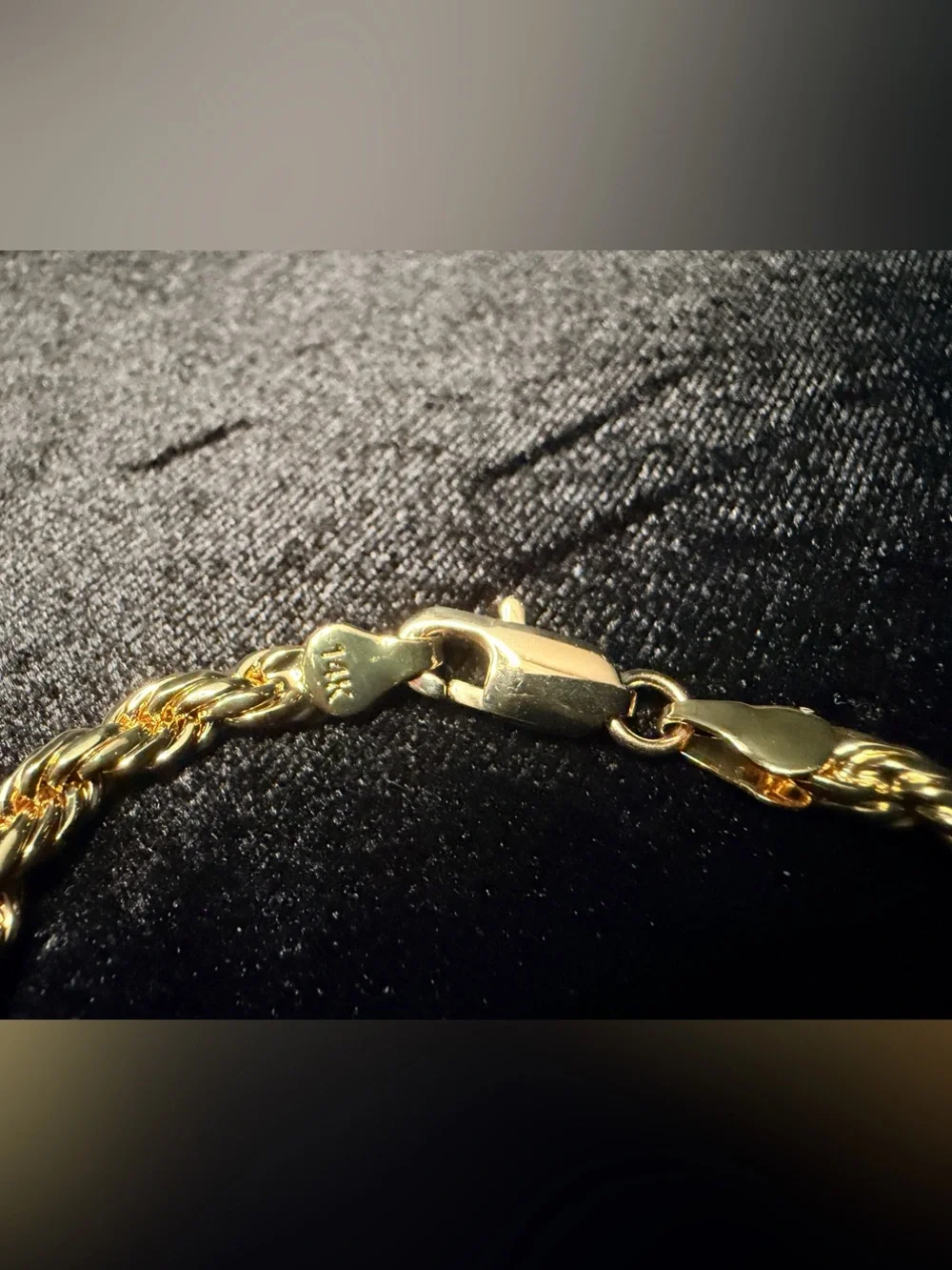 Rope Bracelet 9in 5MM 14K Stamped Gold Filled Brand New